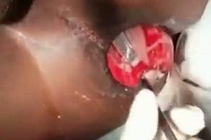 Watching a vagina orgazim